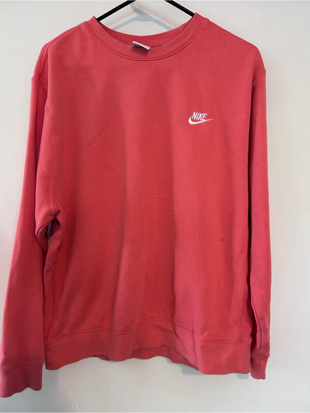 Nike women’s Crewneck Sweater — Coral Red